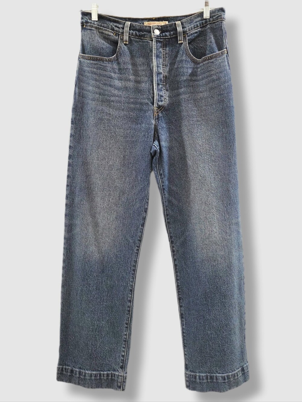Levi's Ribcage Straight Ankle Jeans Dark Wash Size W30 L29 High Rise